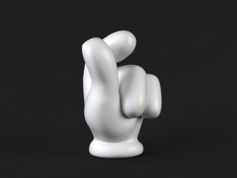 Hand Mickey - Money 3Dプリントモデル