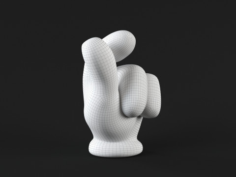 Hand Mickey - Money Model Cetak 3D