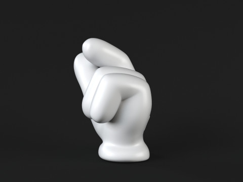 Hand Mickey - Money Model Cetak 3D