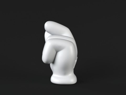 Hand Mickey - Money Model Cetak 3D