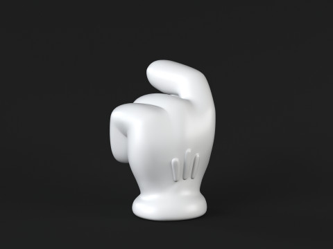 Hand Mickey - Money Model Cetak 3D