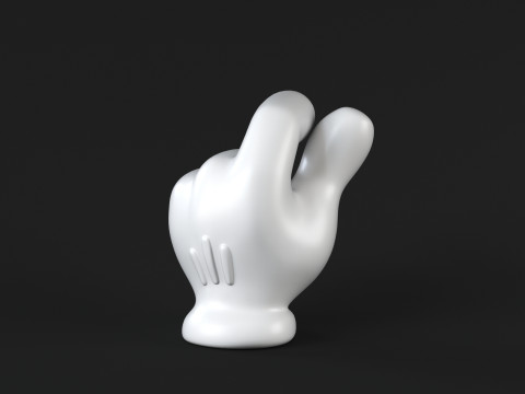 Hand Mickey - Money Model Cetak 3D