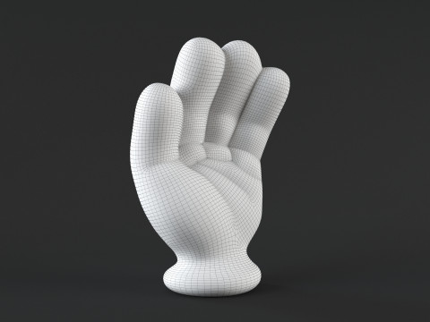 Hand Mickey - Handful 3D 打印模型
