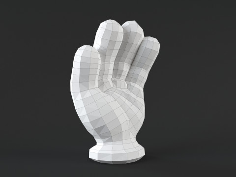 Hand Mickey - Handful 3D 打印模型