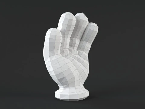 Hand Mickey - Handful 3D Print Model