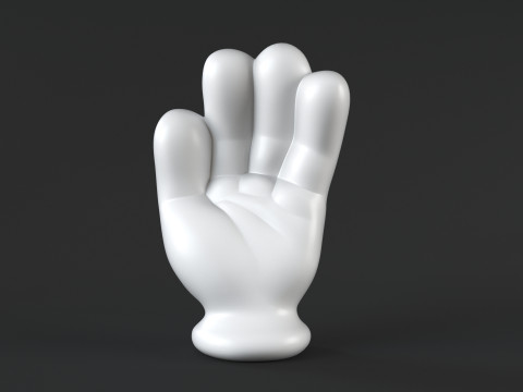 Hand Mickey - Handful 3D 打印模型