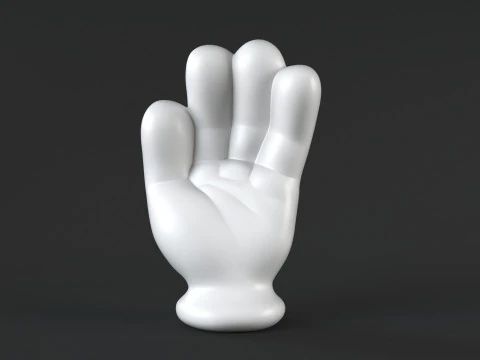 Hand Mickey - Handful 3D Print Model
