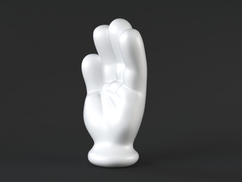 Hand Mickey - Handful 3D 打印模型
