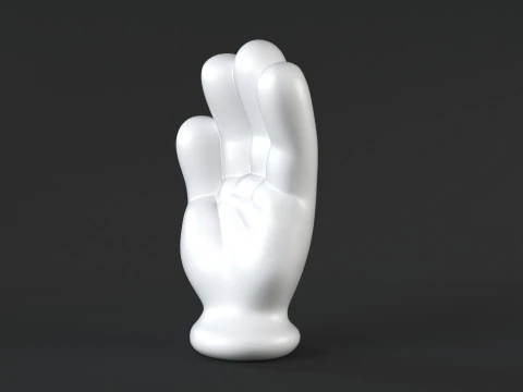 Hand Mickey - Handful 3D Print Model