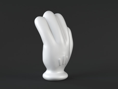 Hand Mickey - Handful 3D 打印模型