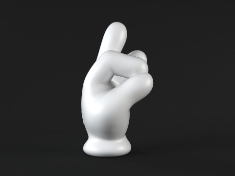 Hand Mickey - Pinch 3D 打印模型