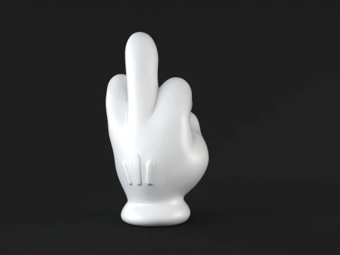 Hand Mickey - Pinch 3D Print Model