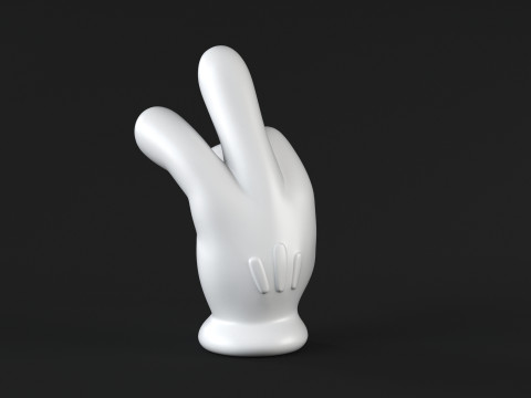Hand Mickey - Pinch 3D 打印模型