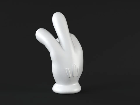 Hand Mickey - Pinch 3D Print Model