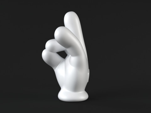 Hand Mickey - Pinch 3D 打印模型