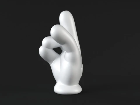 Hand Mickey - Pinch 3D Print Model
