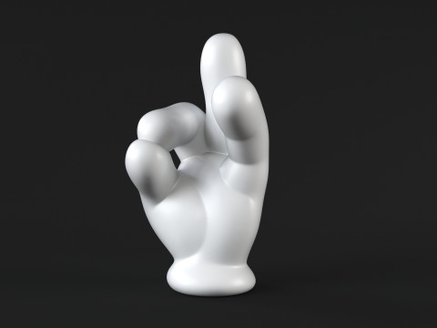 Hand Mickey - Pinch 3D 打印模型
