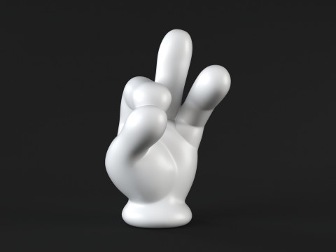 Hand Mickey - Pinch 3D 打印模型