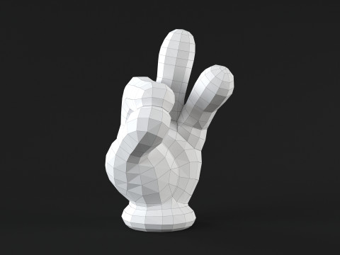 Hand Mickey - Pinch 3D 打印模型