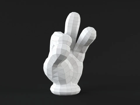 Hand Mickey - Pinch 3D Print Model