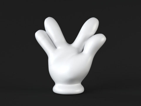 Hand Mickey - Star Trek 3D Print Model