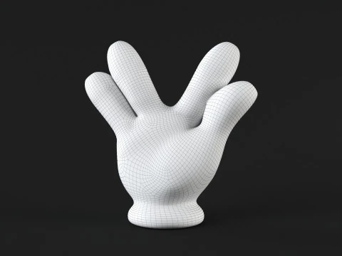 Hand Mickey - Star Trek 3D Print Model
