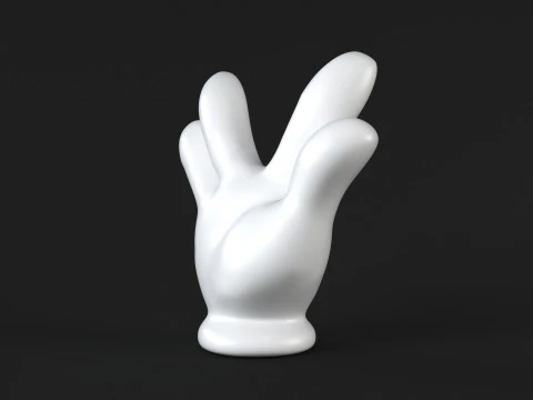 Hand Mickey - Star Trek 3D Print Model