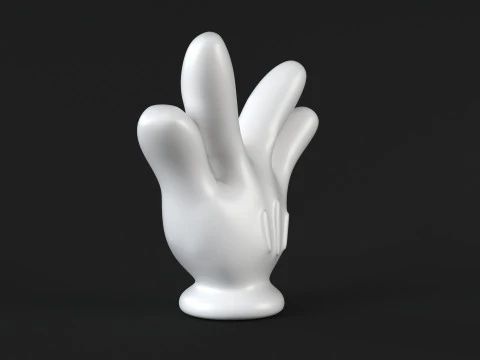 Hand Mickey - Star Trek 3D Print Model
