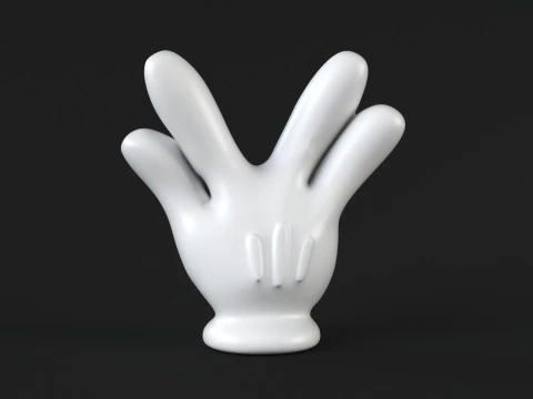 Hand Mickey - Star Trek 3D Print Model