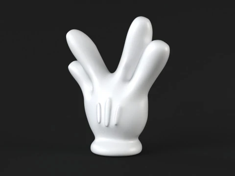 Hand Mickey - Star Trek 3D Print Model