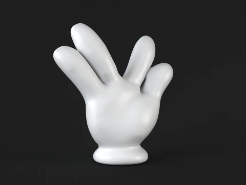 Hand Mickey - Star Trek 3D Print Model