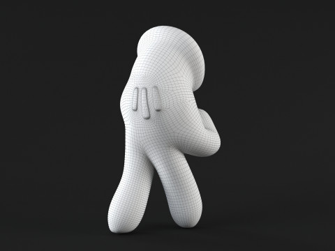 Mickey Hand - Walk Model Cetak 3D