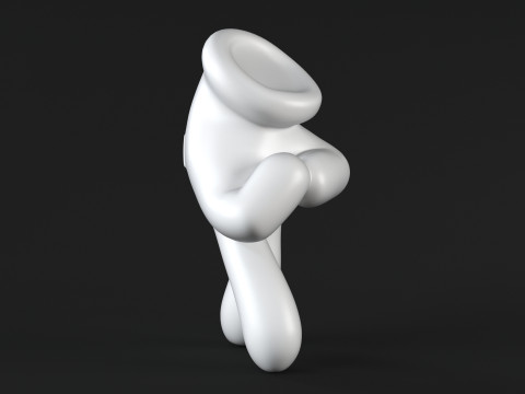 Mickey Hand - Walk Model Cetak 3D