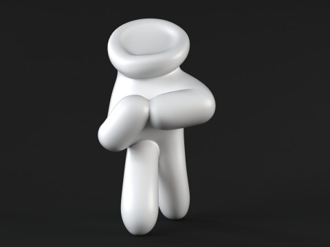 Mickey Hand - Walk Model Cetak 3D