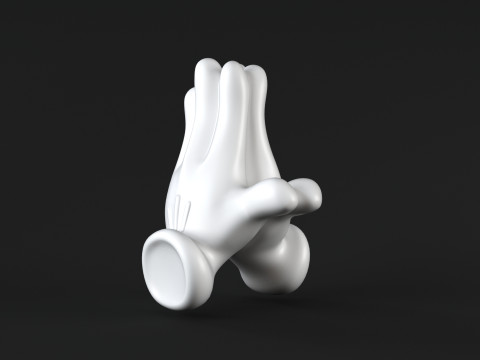 Mickey Hand - Pray Modèles 3D en vedette