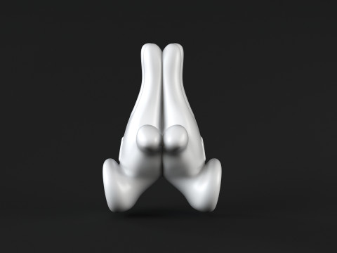 Mickey Hand - Pray Model Cetak 3D