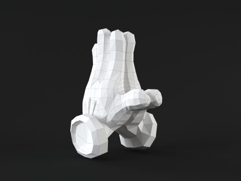 Mickey Hand - Pray Model Cetak 3D