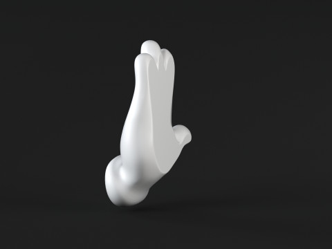 Mickey Hand - Pray Model Cetak 3D
