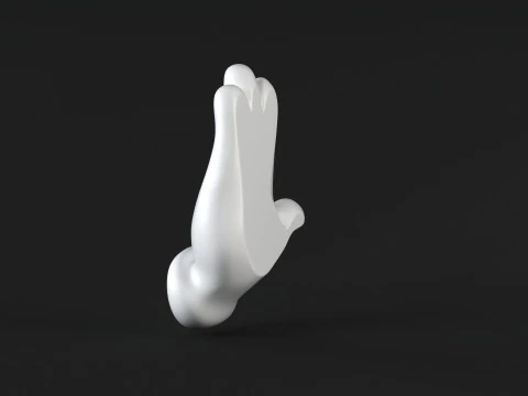 米奇手-祈祷 3D 打印模型
