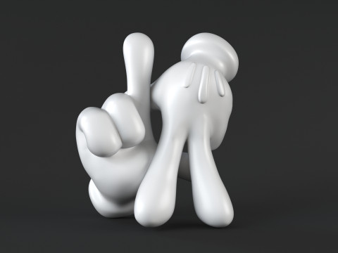 Hand Mickey - LA Modèles 3D en vedette
