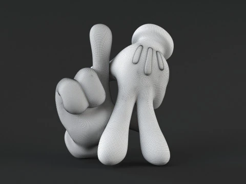 Hand Mickey - LA 3D Print Model