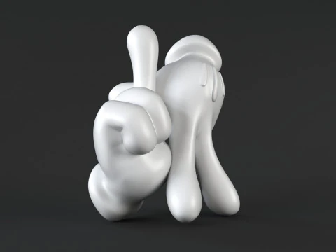 Hand Mickey - LA 3D Print Model