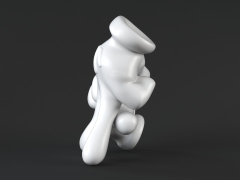Hand Mickey - LA Modello di stampa 3D