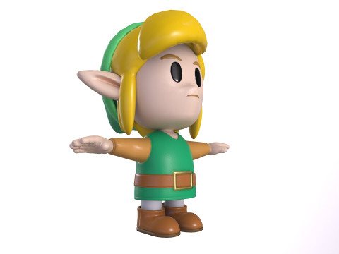 Link Awakening Modelo 3D