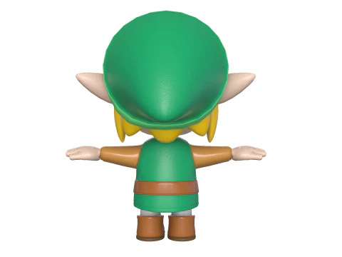 Link Awakening 3D Model