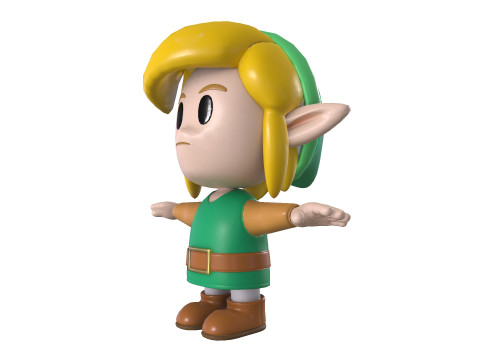 Link Awakening Modelo 3D