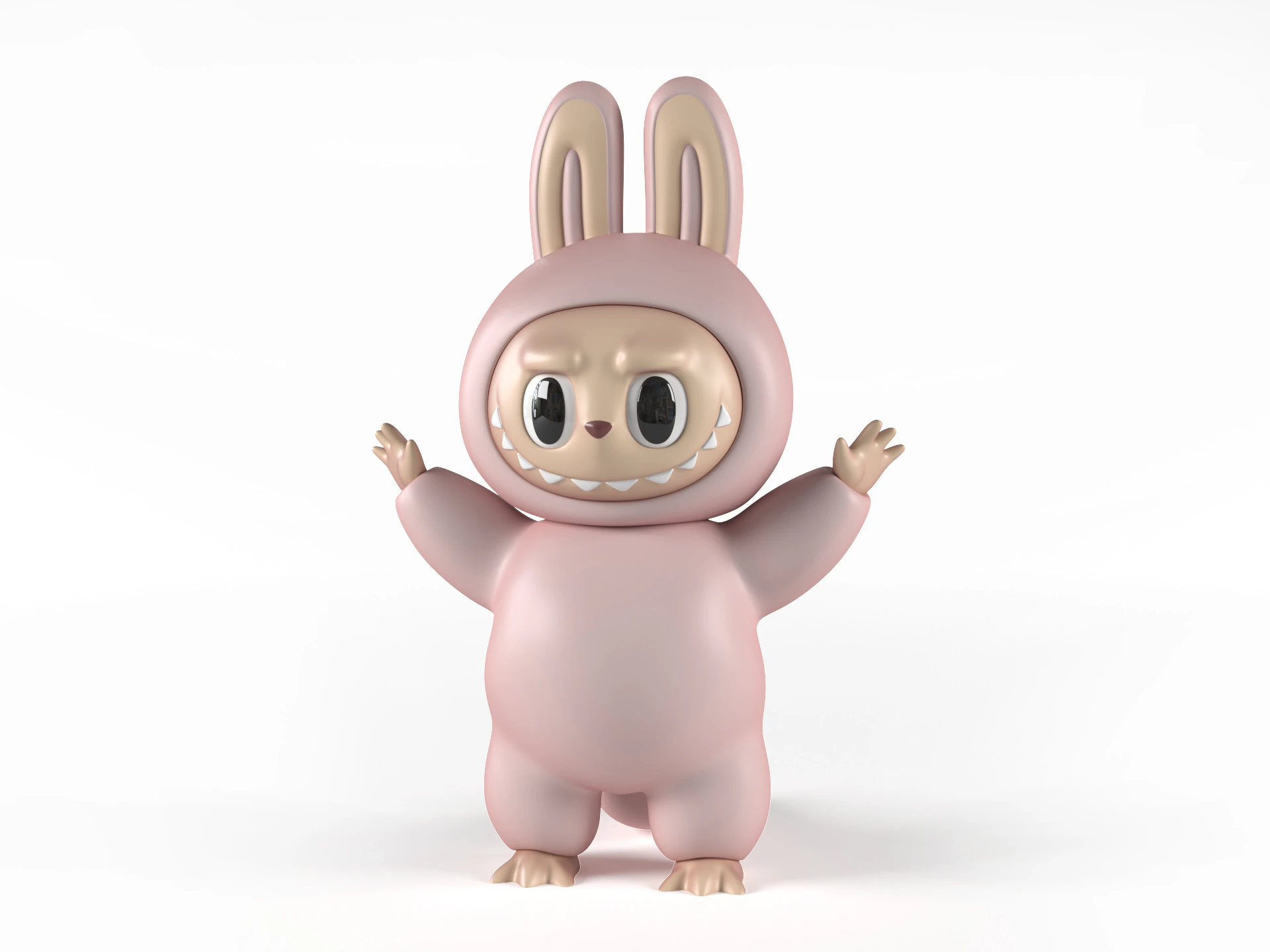 Labubu 3D Print Model .c4d .max .obj .3ds .fbx .stl .blend 