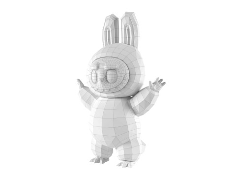 Labubu Modèles 3D en vedette