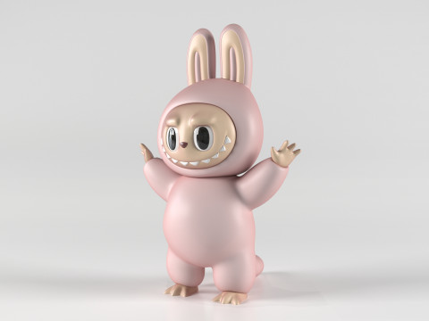 Labubu Modèles 3D en vedette