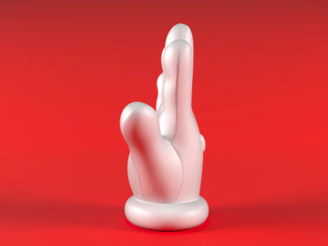 Mario Hand - Give 5 3D Print Model